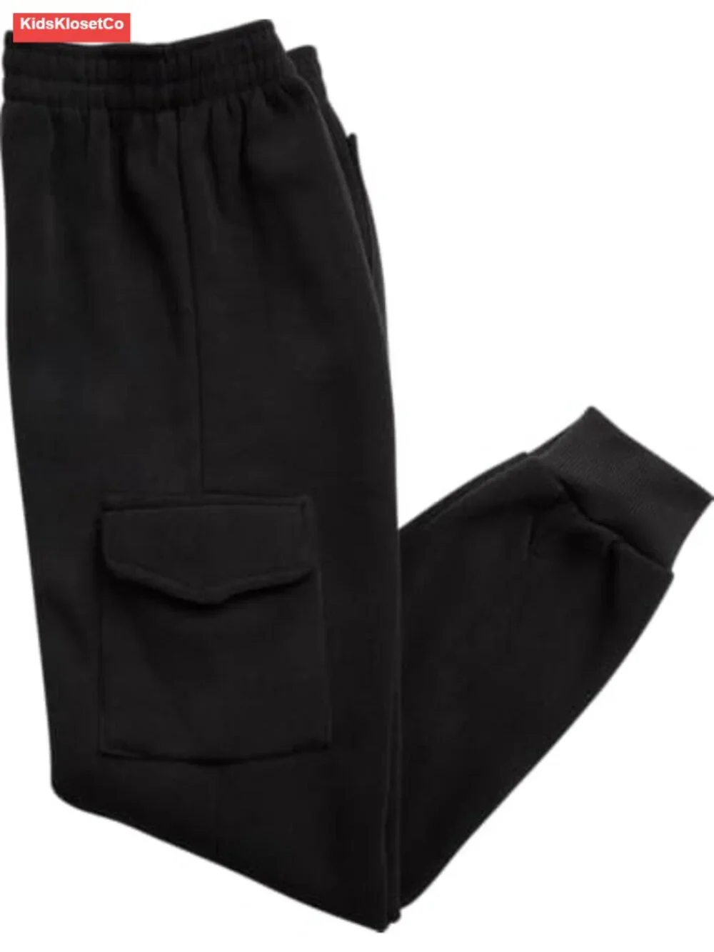 2 Piece Boys Sweatsuit - Fleece Hoodie & Cargo Jogger Set